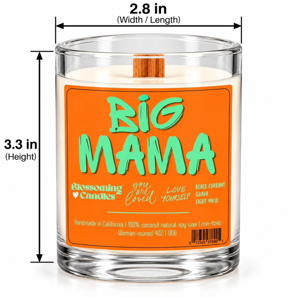 BIG MAMA 4OZ CANDLE