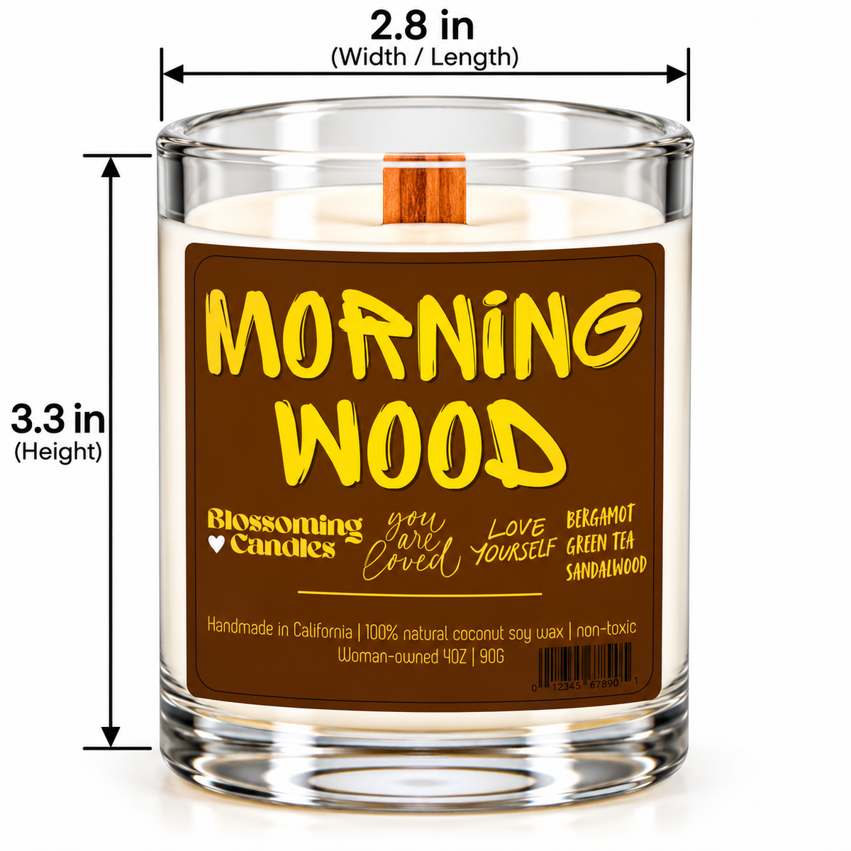 MORNING WOOD 4OZ CANDLE
