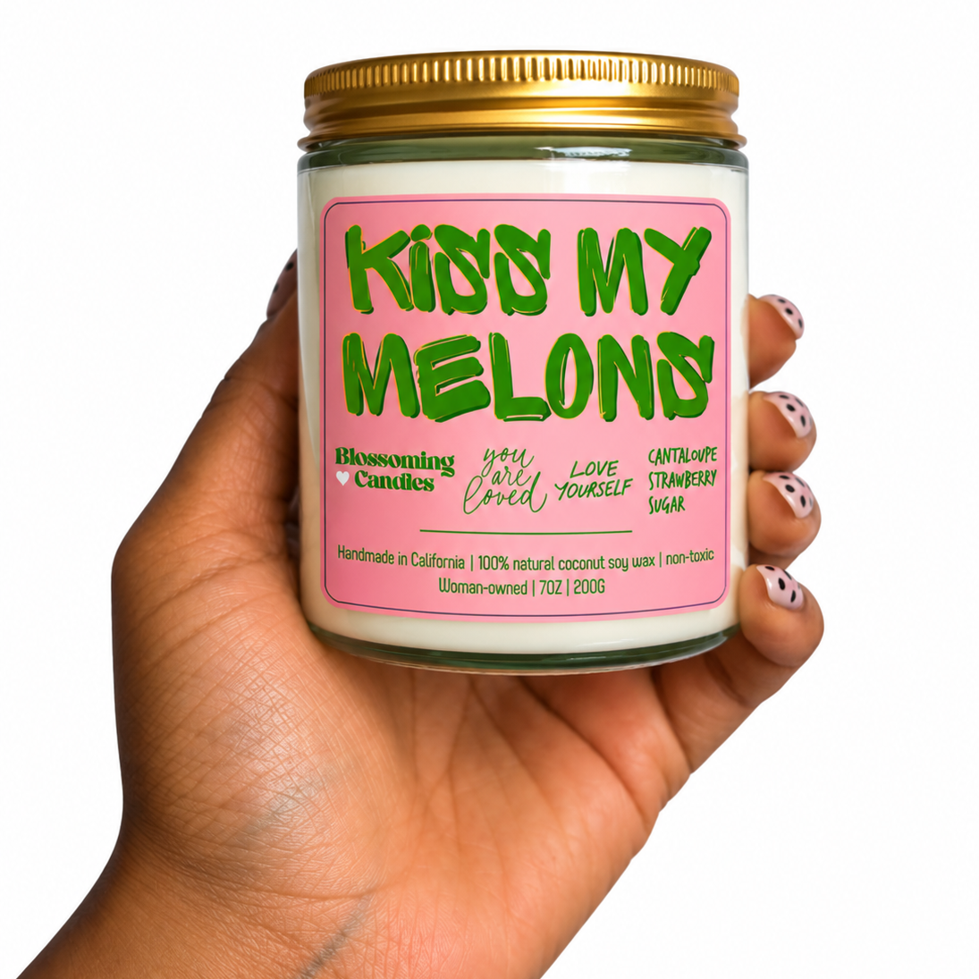 KISS MY MELONS 7OZ CANDLE