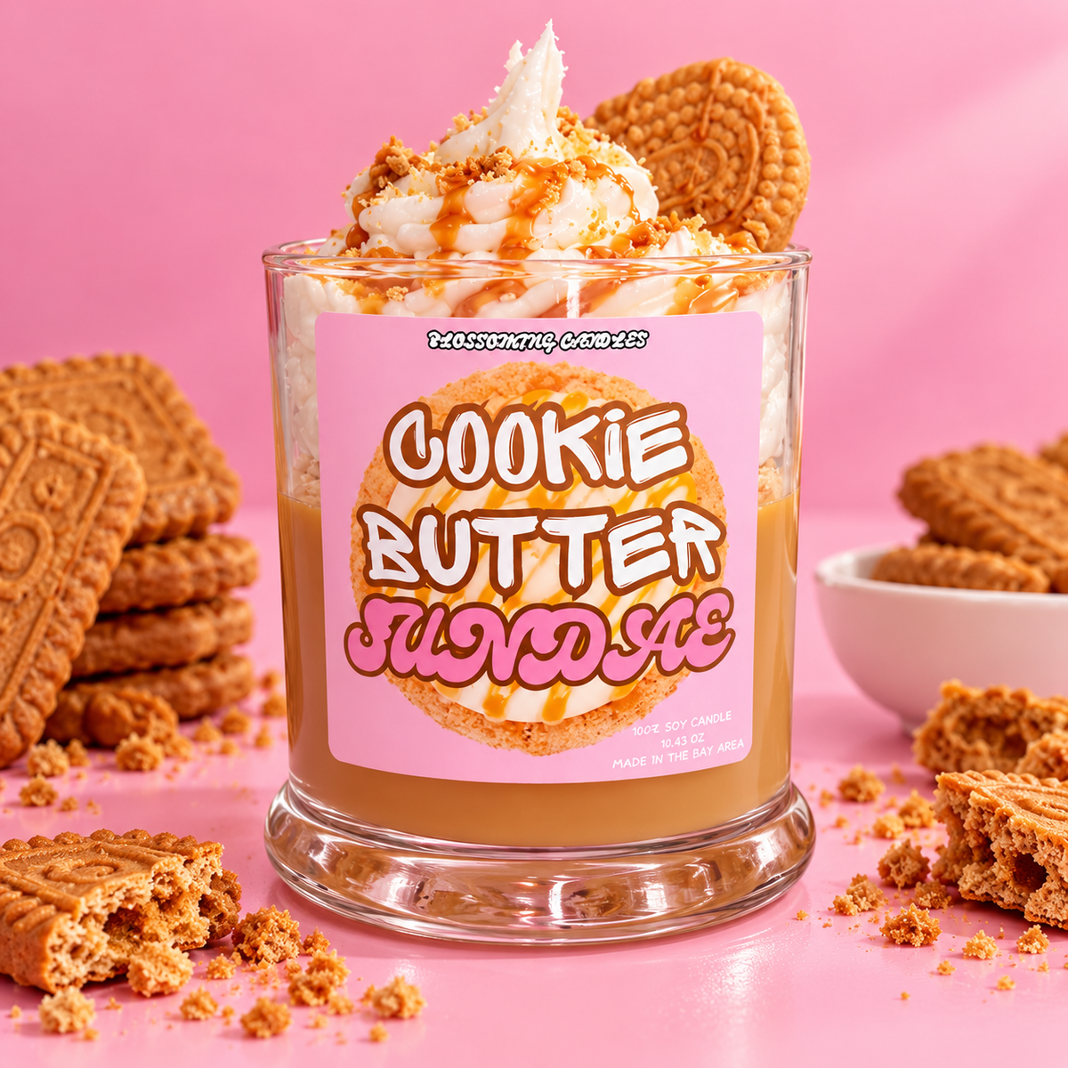 COOKIE BUTTER SUNDAE CANDLE