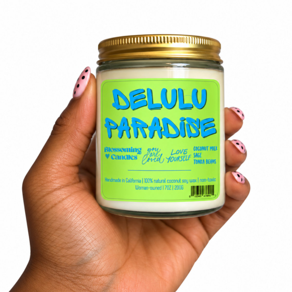 DELULU PARADISE 7OZ CANDLE