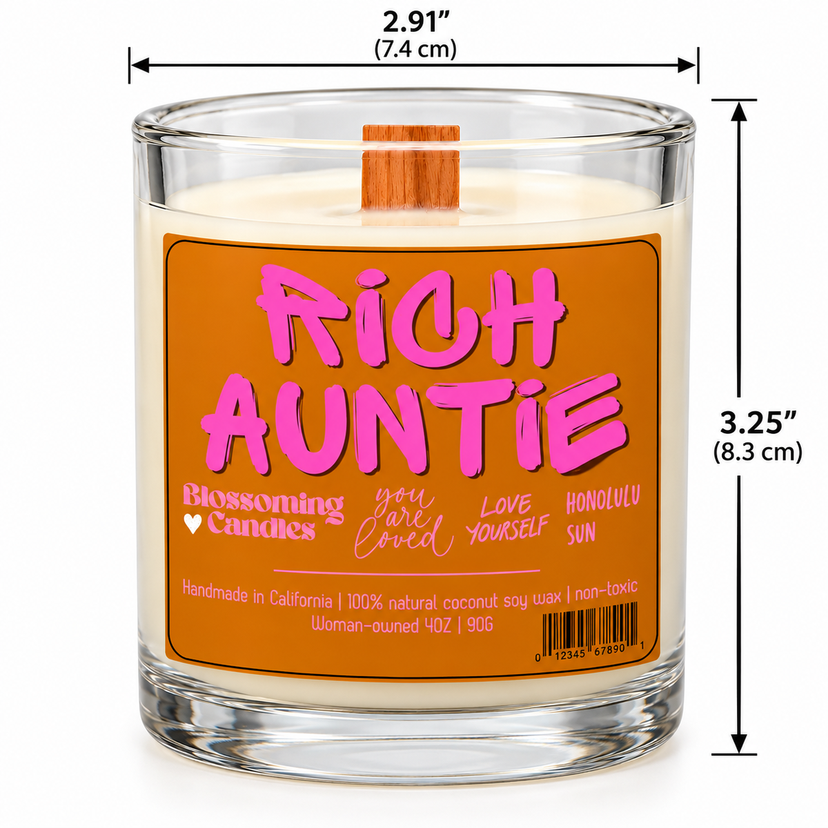 RICH AUNTIE 4OZ CANDLE