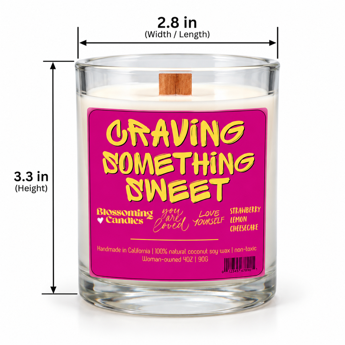 CRAVING SOMETHING SWEET 4OZ CANDLE