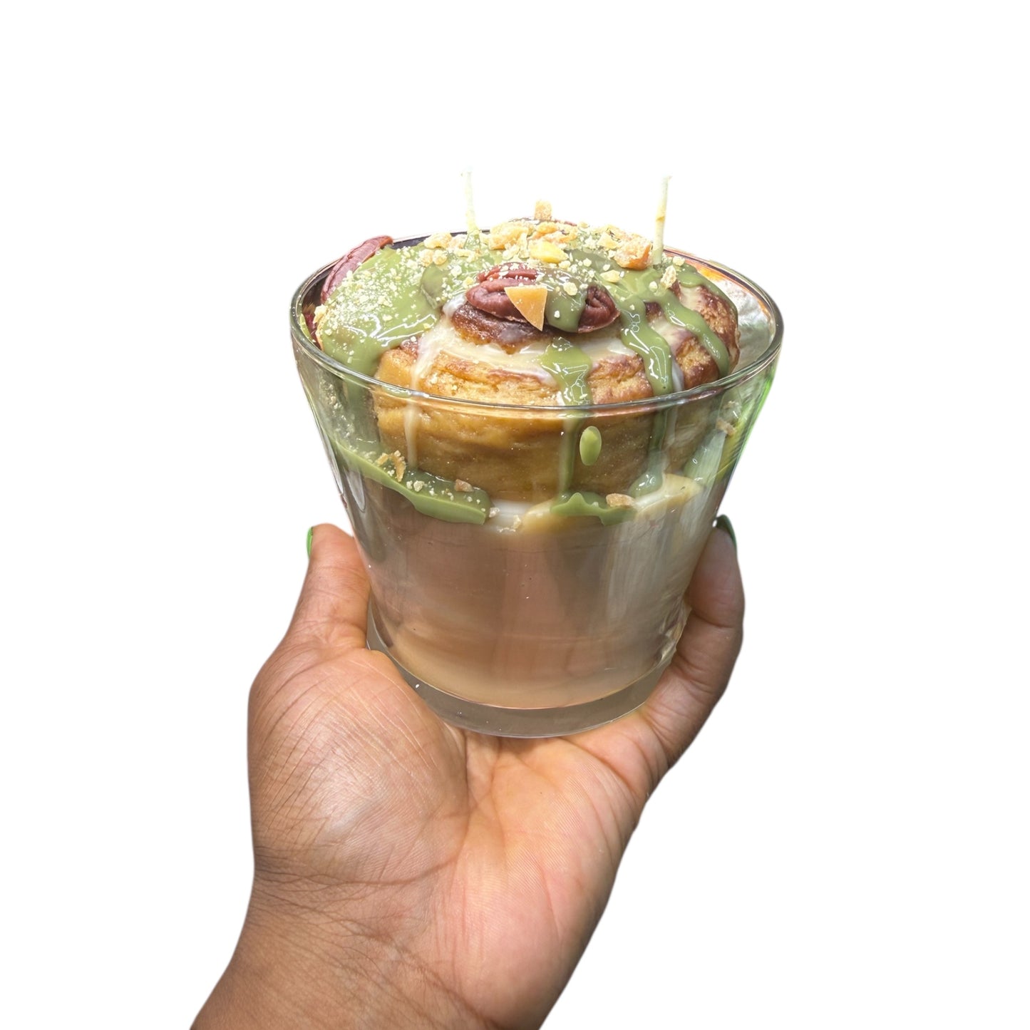 PISTACHIO CINNAMON ROLL CANDLE