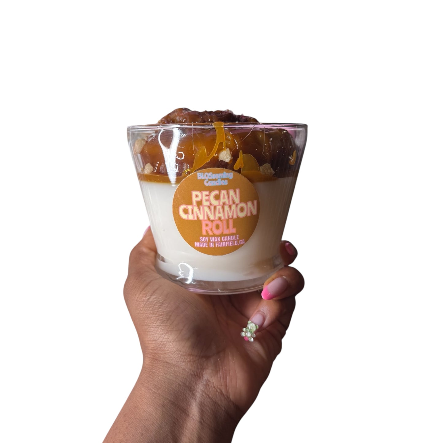 (WICKLESS) PECAN CINNAMON ROLL CANDLE