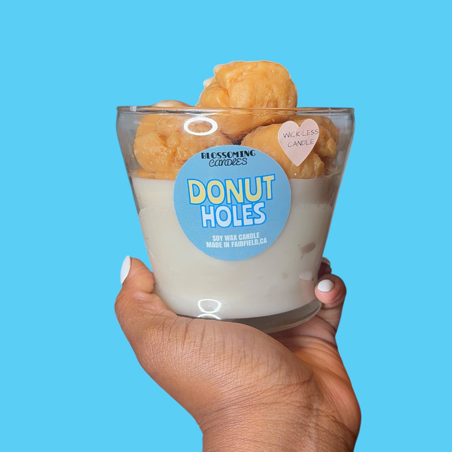 (WICK-LESS) DONUT HOLES CANDLE
