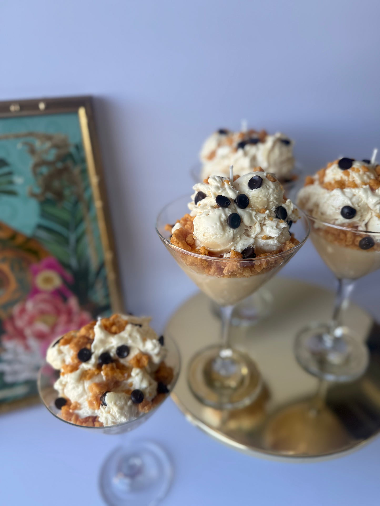 CHOCOLATE CHIP COOKIE DOUGH ICE CREAM CANDLE