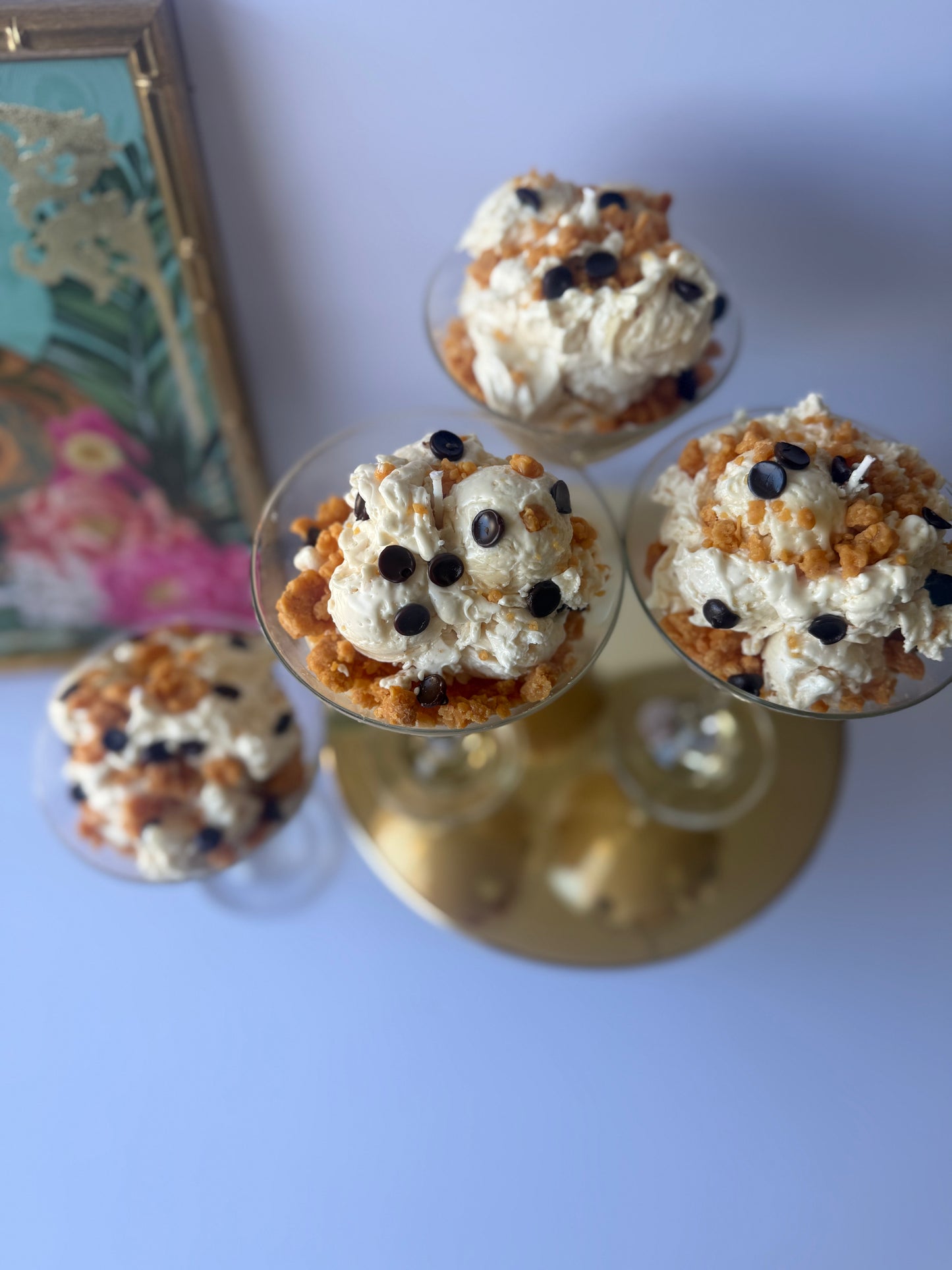 CHOCOLATE CHIP COOKIE DOUGH ICE CREAM CANDLE