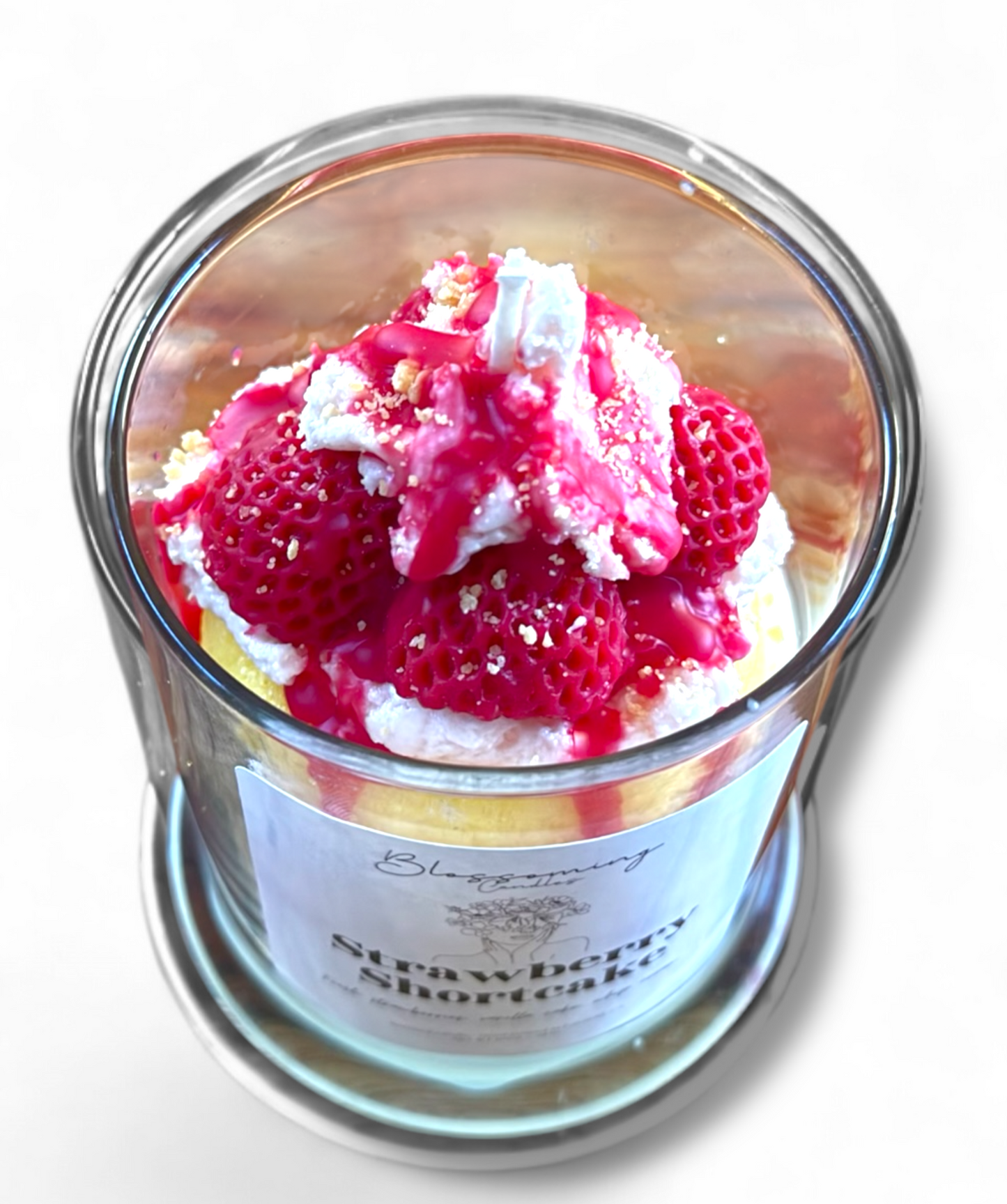 MINI STRAWBERRY SHORTCAKE CANDLE