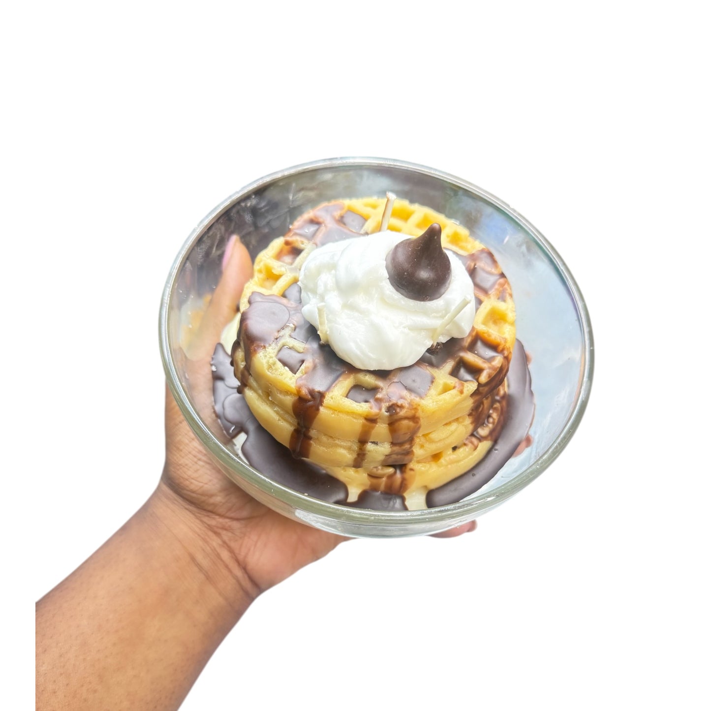 CHOCOLATE CHIP WAFFLE CANDLE