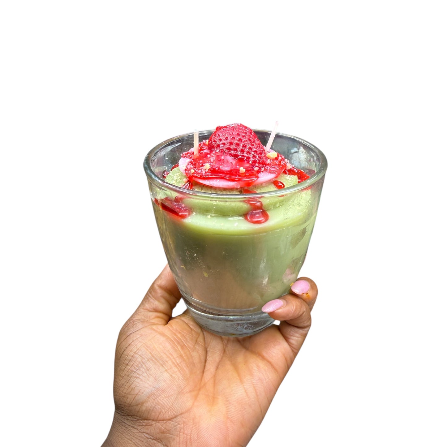 STRAWBERRY MATCHA COOKIE CANDLE