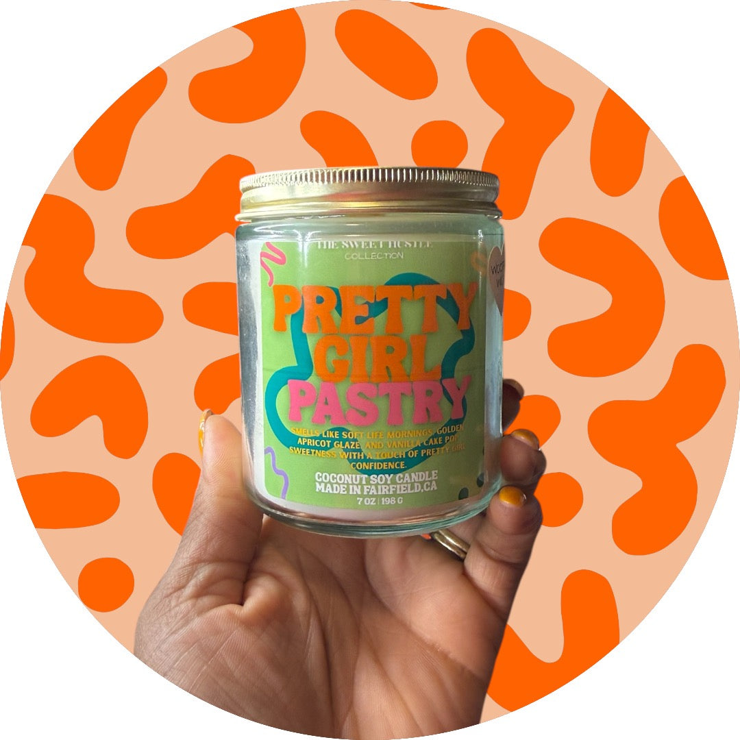 MINI PRETTY GIRL PASTRY CANDLE