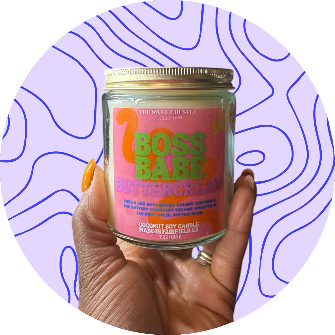 MINI BOSS BABE BUTTERCREAM CANDLE