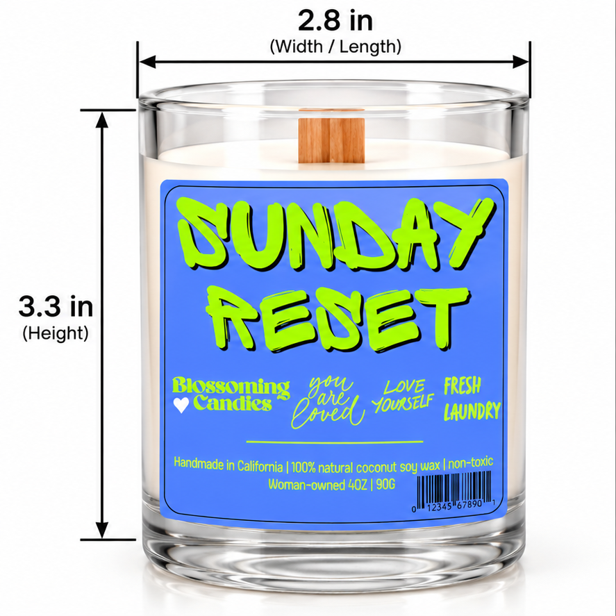 SUNDAY RESET 4OZ CANDLE