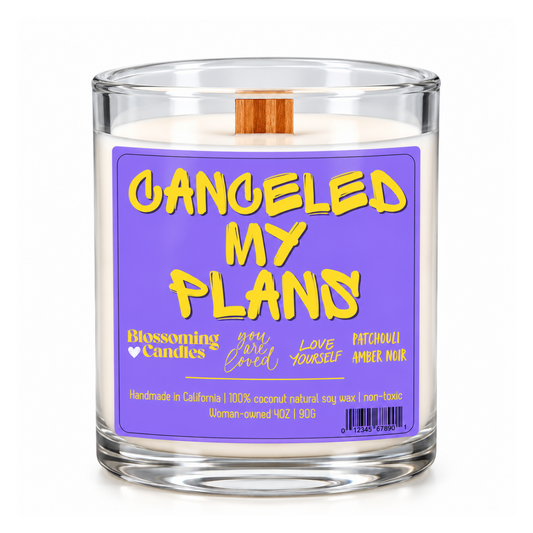 CANCELED MY PLANS 4OZ CANDLE