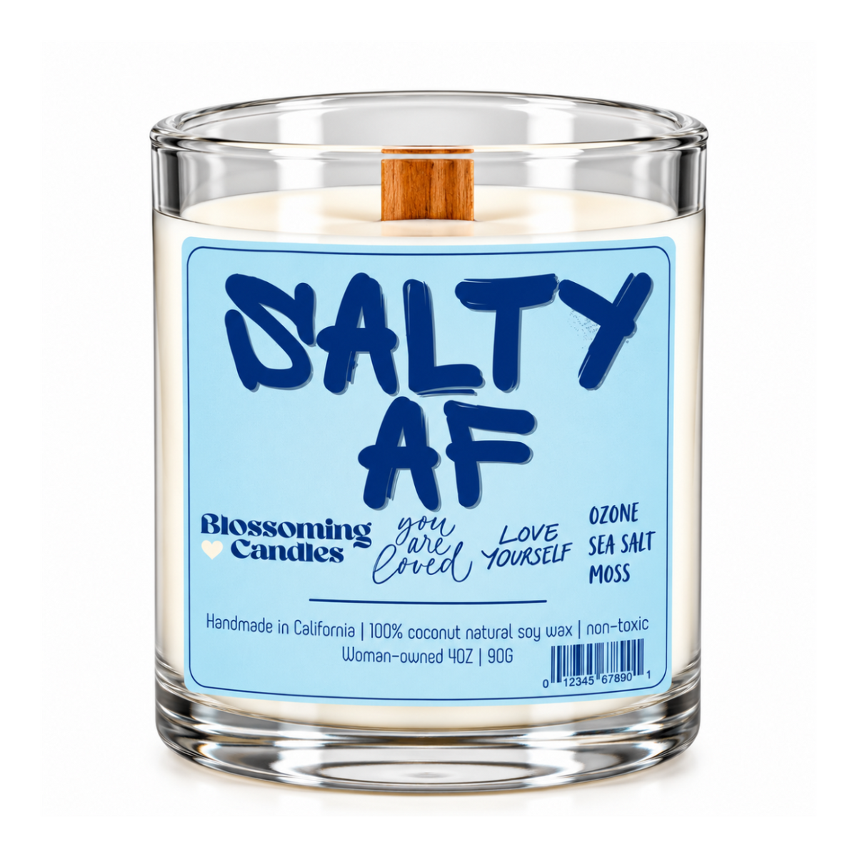 SALTY AF 4OZ CANDLE