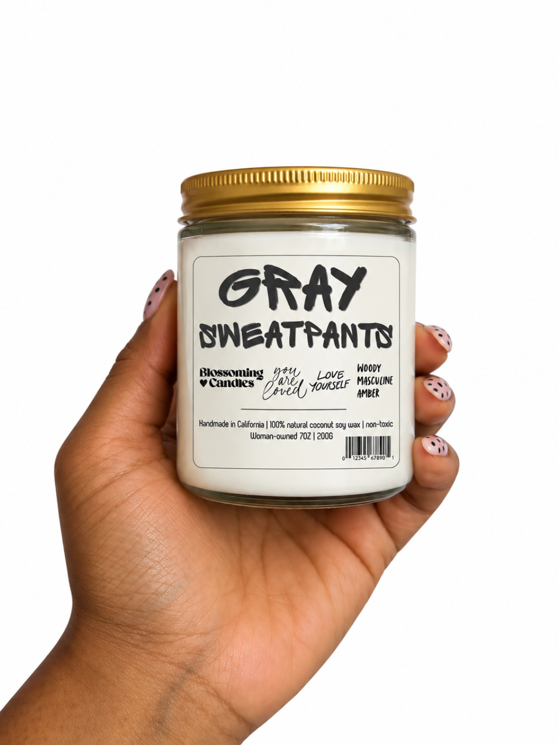 GRAY SWEATPANTS 7OZ CANDLE