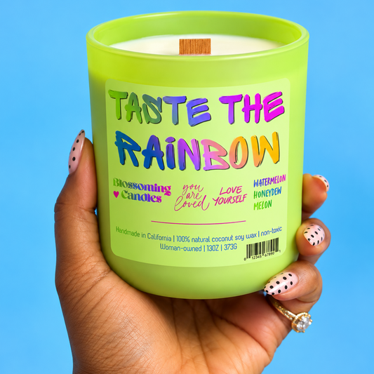 TASTE THE RAINBOW 13OZ CANDLE