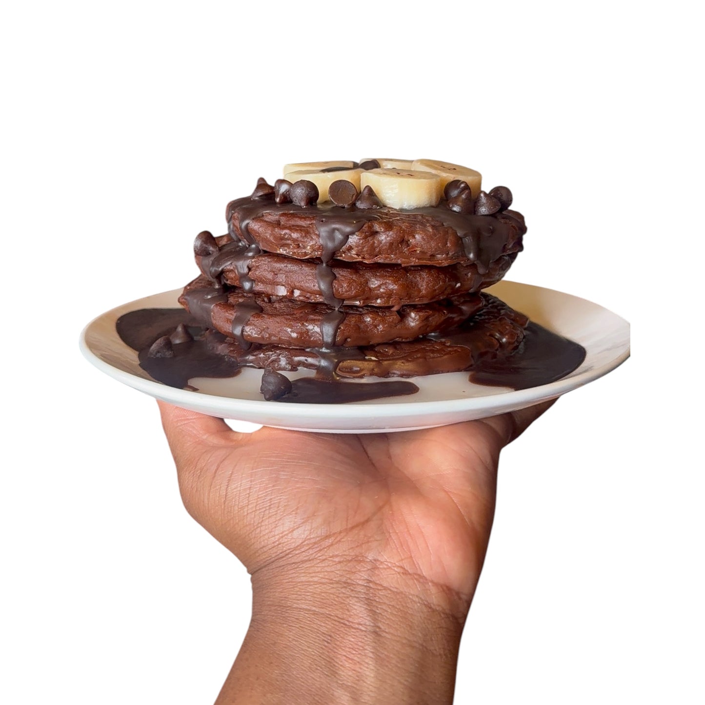 (WICK-LESS) CHOCOLATE & BANANAS CANDLE ( chocolate & Banana scented)