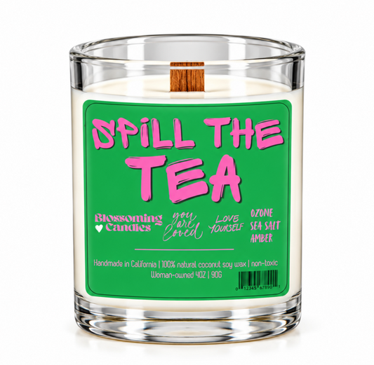 SPILL THE TEA 4OZ CANDLE