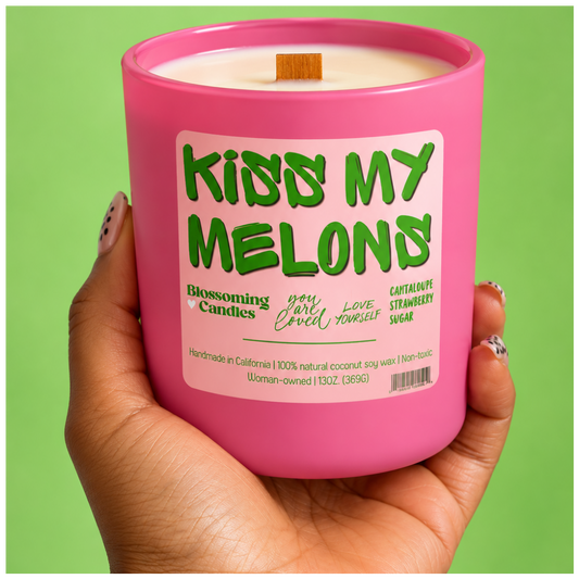 KISS MY MELONS 13OZ CANDLE