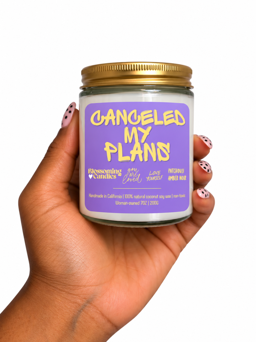 I CANCELED MY PLANS 7OZ CANDLE
