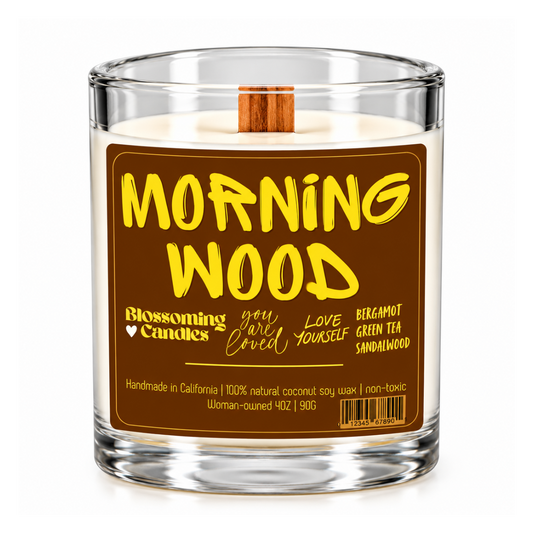 MORNING WOOD 4OZ CANDLE