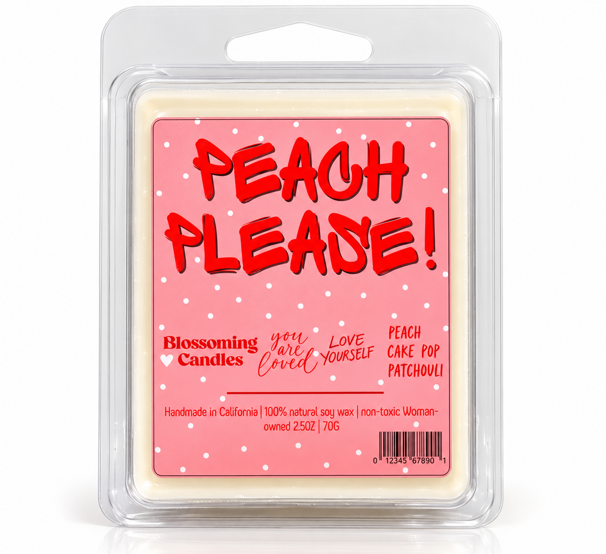 PEACH PLEASE WAX MELTS