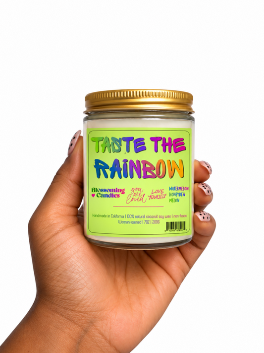 TASTE THE RAINBOW 7OZ CANDLE