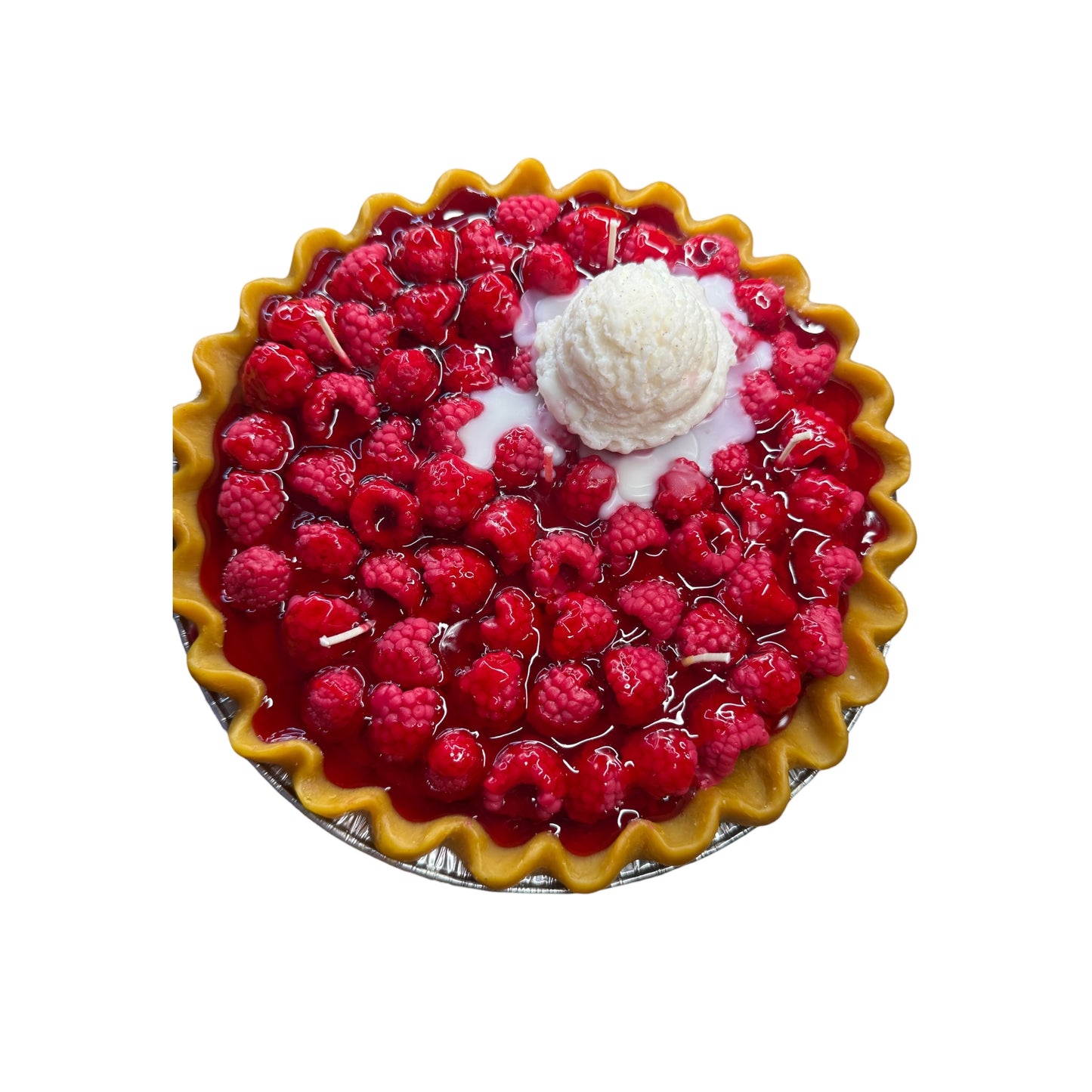 9” RASPBERRY PIE CANDLE