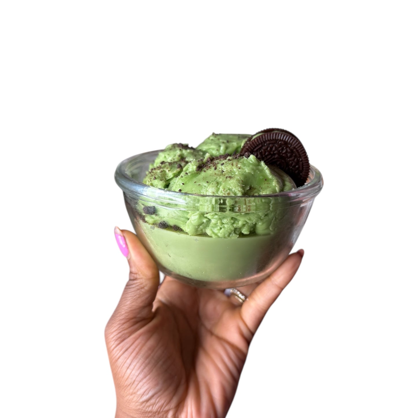 (WICKLESS) MINT CHOCOLATE ICE CREAM CANDLE