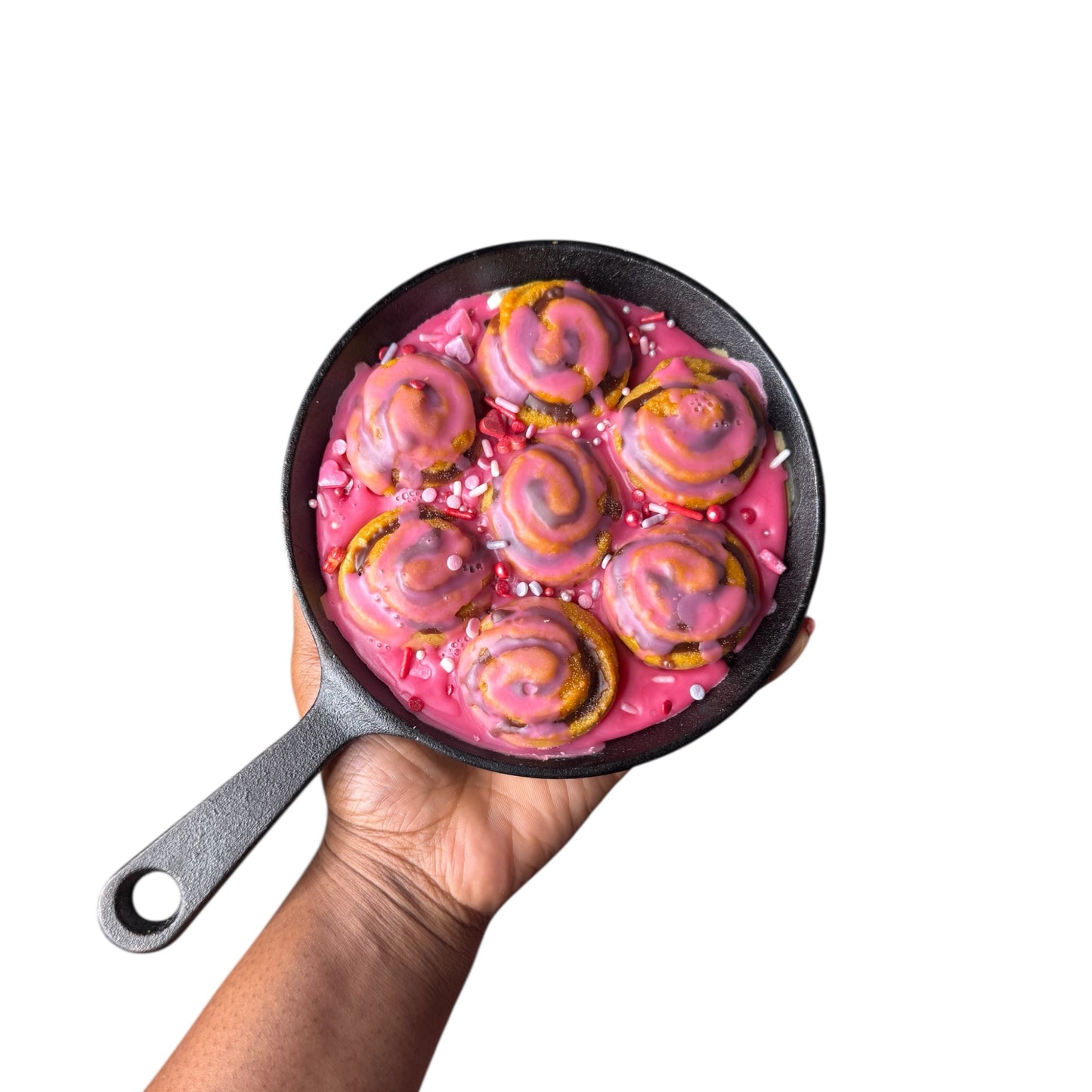 (WICKLESS) MINI CINNAMON ROLL CANDLE