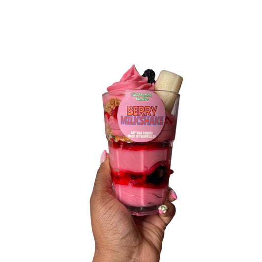 (WICKLESS) BERRY MILKSHAKE CANDLE