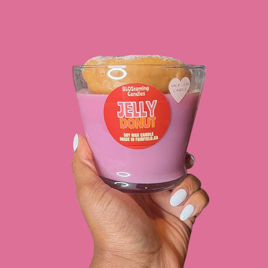 (WICK-LESS) JELLY DONUT CANDLE