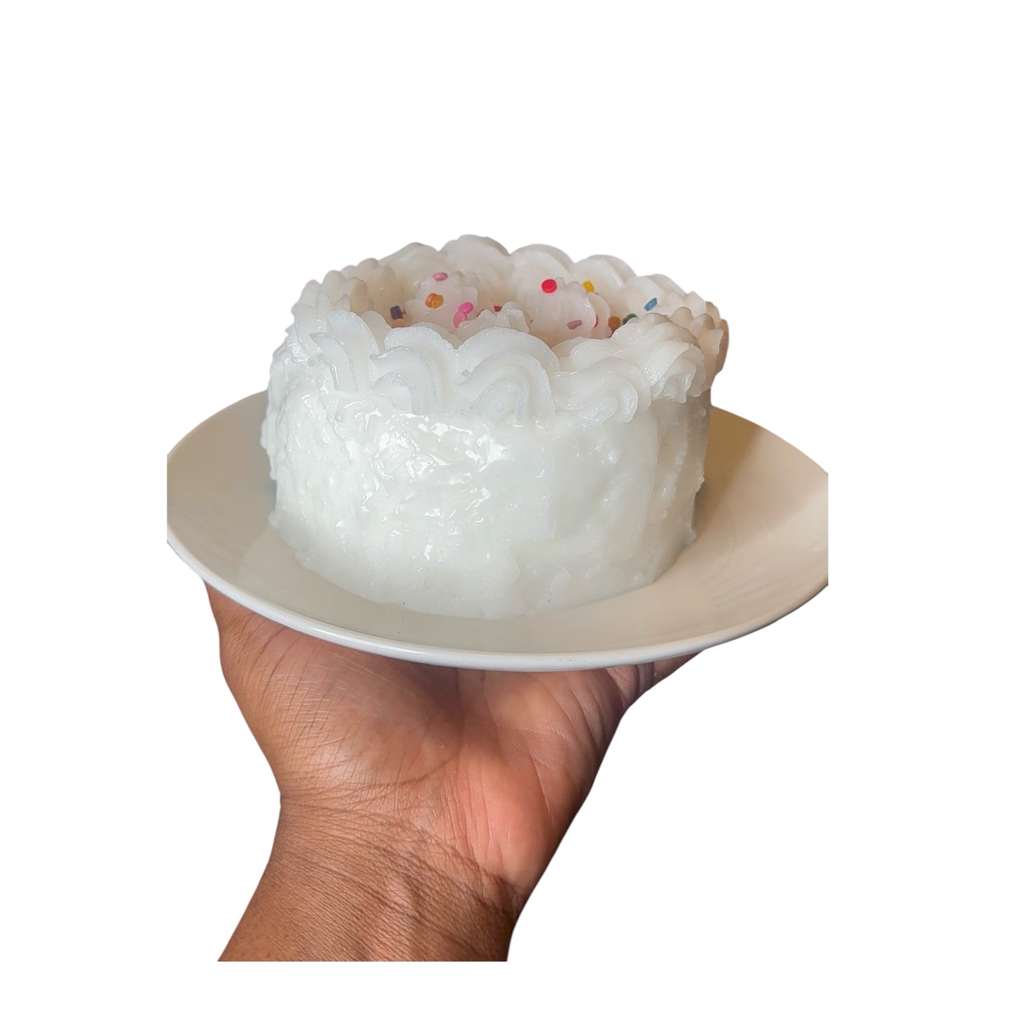 (WICKED) BIRTHDAY CAKE CANDLE 5” vanilla birthday cake scented)