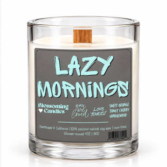LAZY MORNINGS 4OZ CANDLE