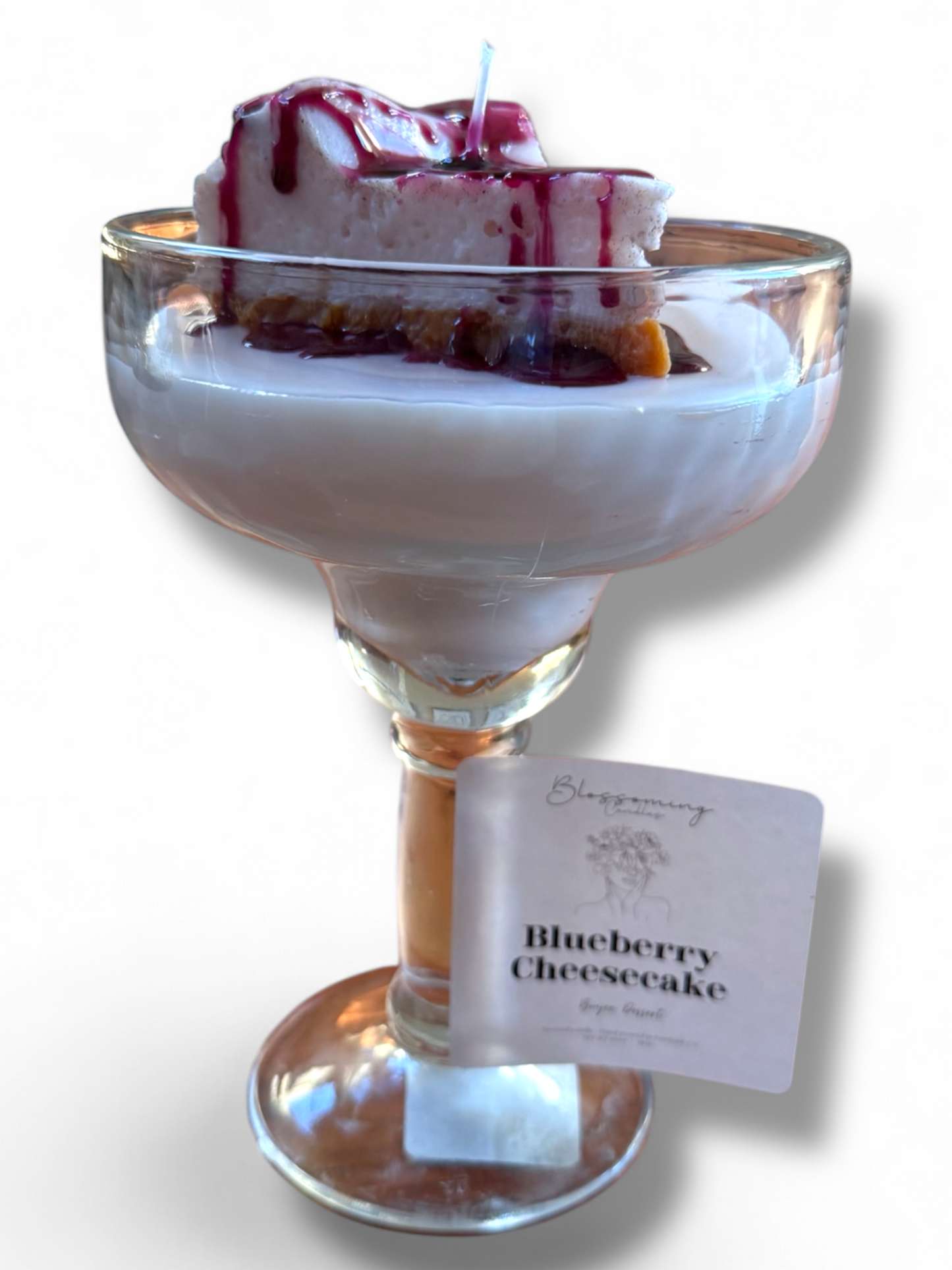 BOUJEE DESSERT ( BLUEBERRY CHEESECAKE CANDLE)