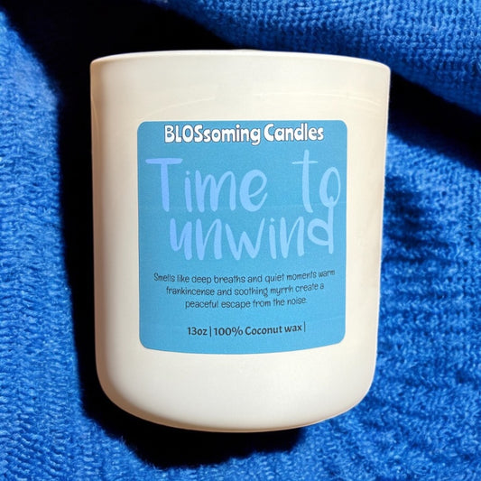 TIME TO UNWIND CANDLE