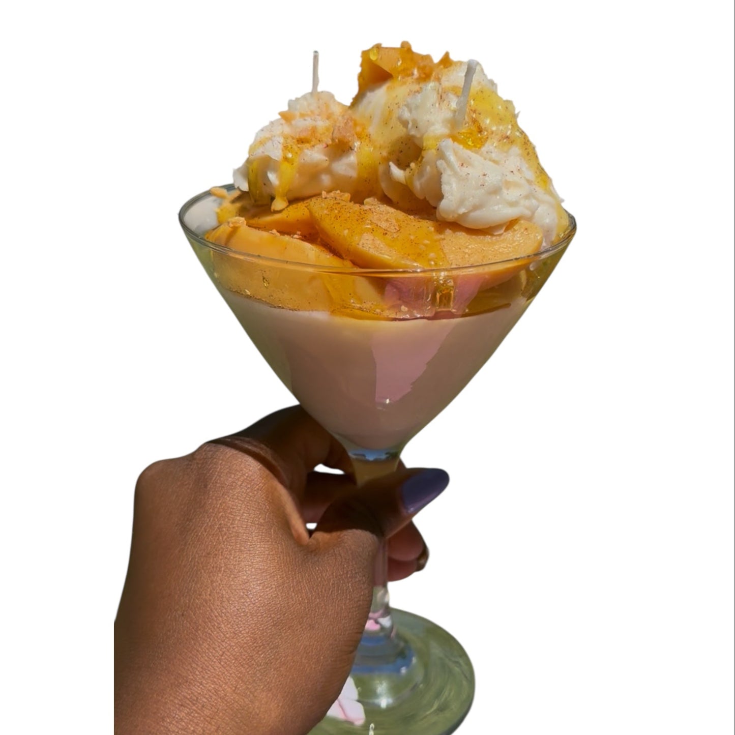 PEACH COBBLER MARTINI CANDLE