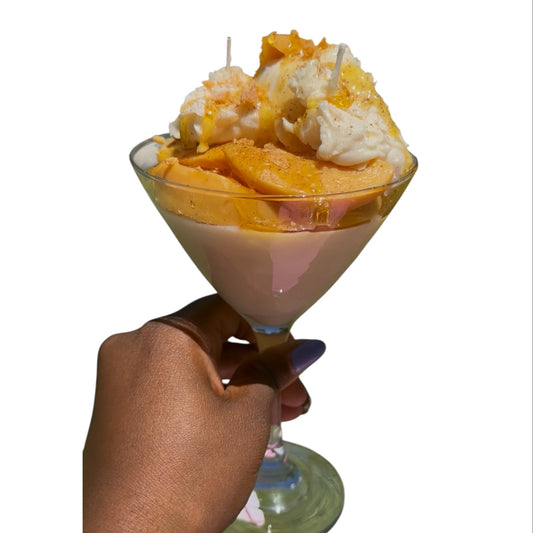 PEACH COBBLER MARTINI CANDLE