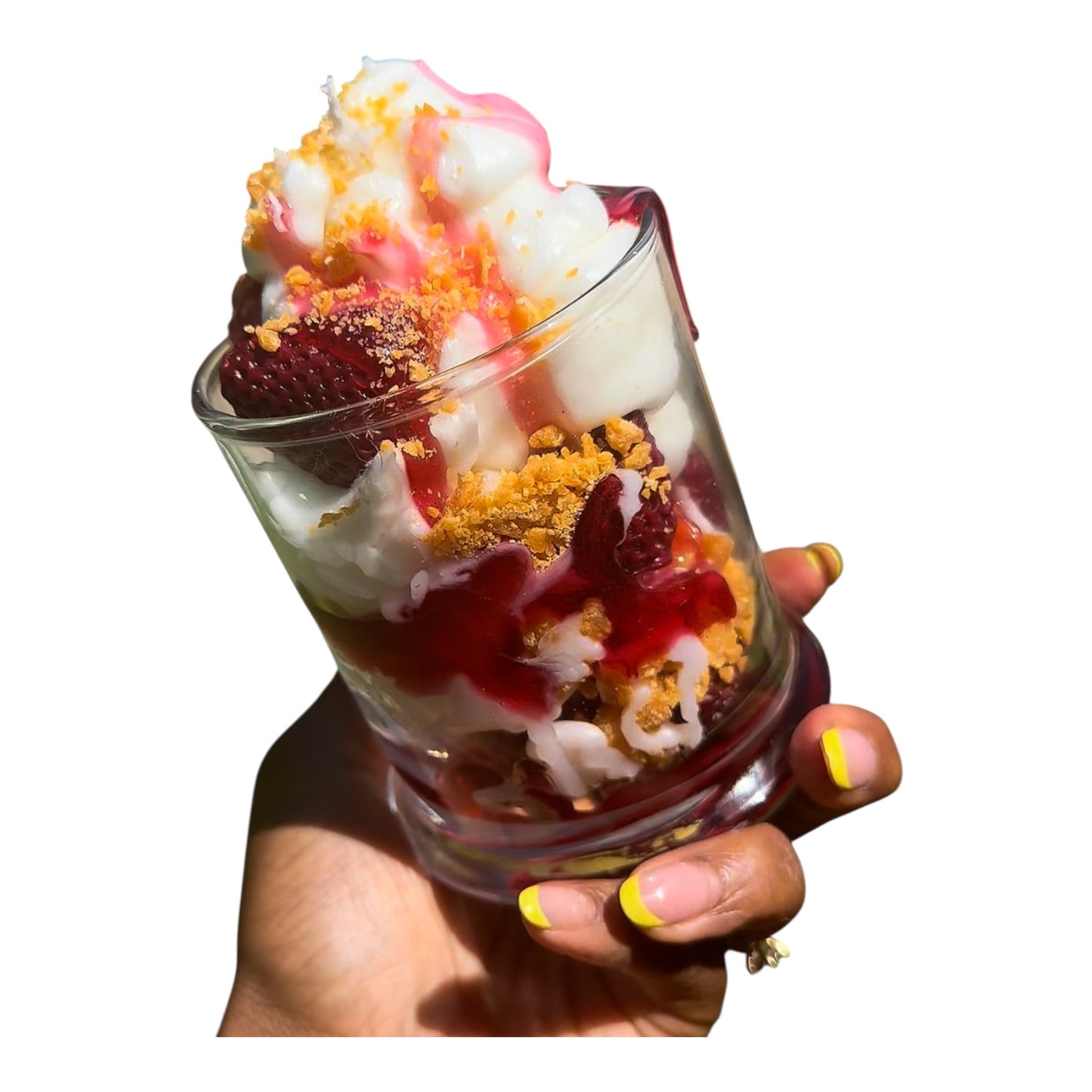 STRAWBERRY BANANA CHEESECAKE CANDLE