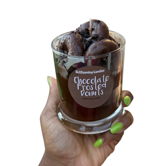 CHOCOLATE FROSTED DONUTS CANDLE