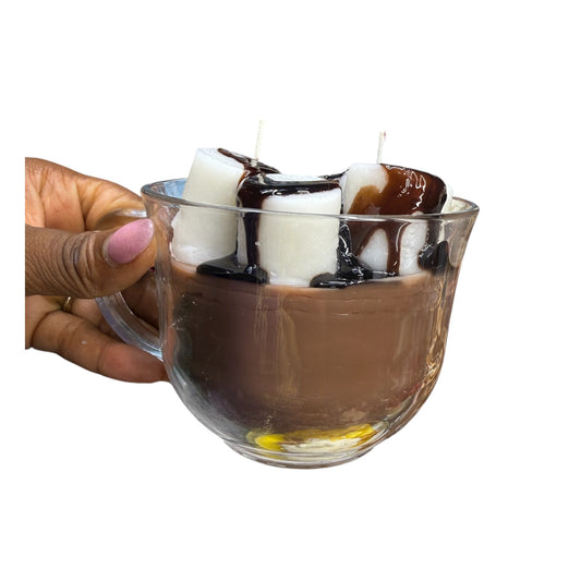 HOT COCOA WITH MARSHMALLOWS CANDLE
