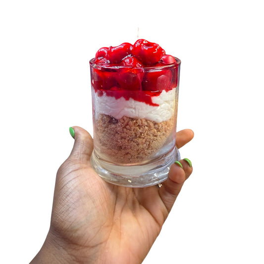 CHERRY CHEESECAKE CANDLE