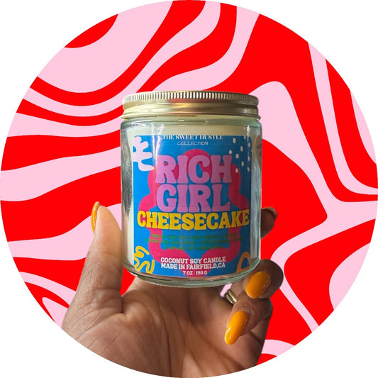 MINI RICH GIRL CHEESECAKE CANDLE