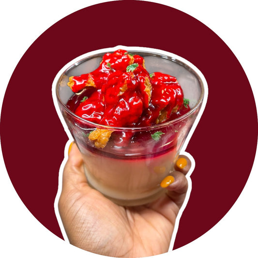 (WICKLESS) STRAWBERRY HABANERO WINGS CANDLE (STRAWBERRY CHEESECAKE)